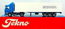 Caminhão TEKNO 1:50 SCANIA 143 M (450) e 3 eixos SCANIA PROMOÇÃO GELADEIRA reboque na caixa comprar usado  Enviando para Brazil