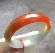 Pulseira de jadeíta vermelha natural 51,6 mm pulseira de jadeíta de Mianmar comprar usado  Enviando para Brazil