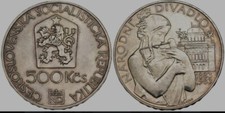 Cecoslovacchia 500 korun usato  Napoli
