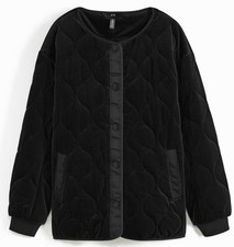 Samtjacke knöpfen schwarz gebraucht kaufen  Deutschland