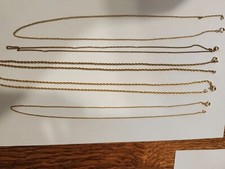 Filled gold chains for sale  Hawarden