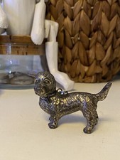 Pewter dog ornament for sale  BASINGSTOKE