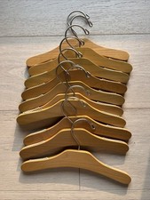 Conjunto de 10 cabides BEVERLY para roupas de bebê/crianças 10"", usado comprar usado  Enviando para Brazil