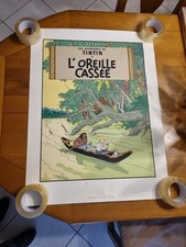 Hergé sérigraphie tintin d'occasion  Courcelles-lès-Lens