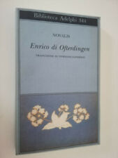 Novalis enrico ofterdingen usato  Italia