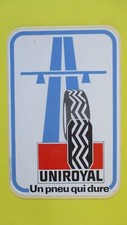 Vintage sticker uniroyal d'occasion  Expédié en Belgium