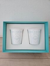 Juego de 2 tazas de papel Tiffany & Co Bone China con caja volver al corazón, usado segunda mano  Embacar hacia Argentina