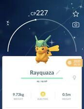 Usado, ✨ Raro Chapéu Pikachu Rayquaza Brilhante ✨ Pokémon Go Trade | PoGo comprar usado  Enviando para Brazil