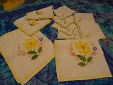 Lot serviettes tables d'occasion  Saint-Cyprien