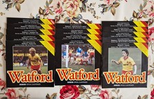 Watford football programmes for sale  SALISBURY