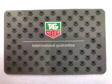 (1) Cartão de Garantia Internacional TAG Heuer - Envio Mundial comprar usado  Enviando para Brazil