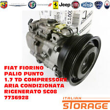 Compressor de ar condicionado Fiat Fiorino Palio Punto 1.7 TD regenerado 71781722 comprar usado  Enviando para Brazil