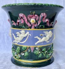 Monumental majolica planter d'occasion  Expédié en Belgium