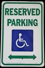 Handicap parking sign for sale  Smithtown