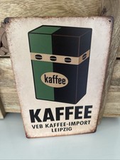 Blechschild ddr kaffee gebraucht kaufen  Duisburg