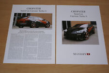 Mansory brochure catalogue d'occasion  Bédée
