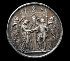 Superbe médaille mariage d'occasion  Fagnières