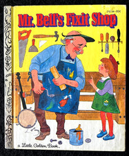 MR. BELL'S FIXIT SHOP ~ vintage children's 1st "A" ed. Little Golden Book #210 comprar usado  Enviando para Brazil