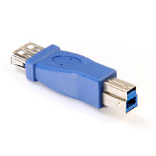 SuperSpeed Usb 3.0 Fêmea A Para B Macho Adaptador Para Canon Hp Impressora Dell Azul, usado comprar usado  Enviando para Brazil