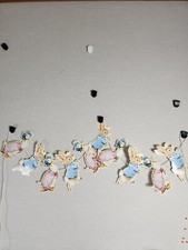 Antigo Peter Rabbit Festa Banner Guirlanda Die Cut Festa Aniversário Páscoa Chá de Bebê  comprar usado  Enviando para Brazil