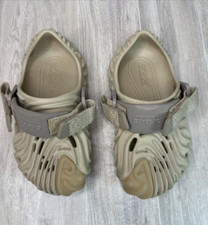 Tamancos Salehe Bembury Crocs pollex sasquatch Horchata bege infantil tamanho 11 EUA, usado comprar usado  Enviando para Brazil