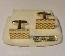 Manschettenknöpfe vergoldet r gebraucht kaufen  Kalbe (Milde)