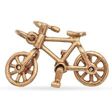 Berloque de bicicleta vintage de ouro amarelo 14K com peças móveis comprar usado  Enviando para Brazil