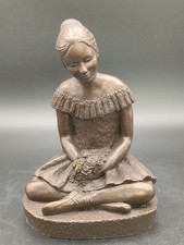 Bronzed resin ballerina for sale  LEEDS