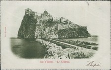 Cu435 cartolina ischia usato  Tramonti