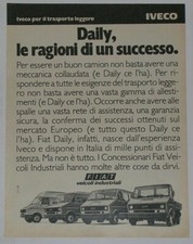 Advert Pubblicità 1980 FIAT IVECO DAILY comprar usado  Enviando para Brazil