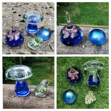 Paperweights toadstool cobalt for sale  SOUTHPORT