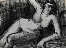 Daniel panagopoulos fusain d'occasion  Paris XVIII