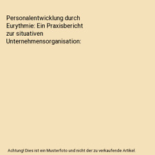 Personalentwicklung durch eury gebraucht kaufen  Trebbin
