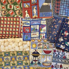 Stoffpaket stoffreste patchwor gebraucht kaufen  Hannover