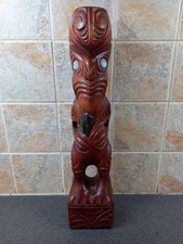 Maori carved wooden for sale  STOURPORT-ON-SEVERN