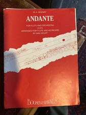 Mozart andante major for sale  SALISBURY