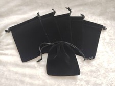 Black soft velvet for sale  POLEGATE