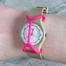 Antigo Relógio Swatch + Guarda Feminino Resistente à Água Bronzeado 446 Fabricado na Suíça Sem Bateria comprar usado  Enviando para Brazil