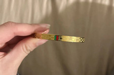 Gold gucci bracelet for sale  COTTINGHAM
