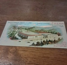 Cartolina pubblicitaria frera usato  Piombino
