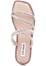 Sandalias de vestir Steve Madden para mujer Starie plateadas 6 medianas, usado segunda mano  Embacar hacia Argentina