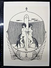 Erotic Holzschnitt 1934 „Priabs al Palo di sacrifizia“ auf Papier de Paille wank comprar usado  Enviando para Brazil