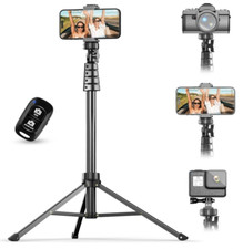 Tripé Selfie Stick 62 polegadas com controle remoto portátil para telefones iPhone e Android comprar usado  Enviando para Brazil