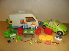 Playmobil caravan car for sale  CHELMSFORD