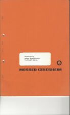 Messer griesheim schneid gebraucht kaufen  Eurasburg