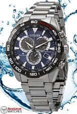 Citizen Promaster Eco-Drive relógio de quartzo masculino mostrador cronógrafo azul CB5034-58L comprar usado  Enviando para Brazil