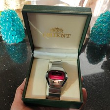 1975 Ultra Raro Vintage Orient Touchtron Y630103-40 Relógio Digital Led Vermelho comprar usado  Enviando para Brazil