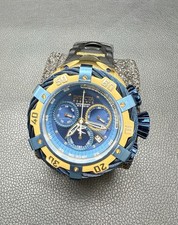 Invicta Bolt Reserve relógio suíço cronógrafo masculino mostrador azul borracha preta 21368 comprar usado  Enviando para Brazil