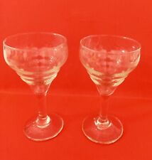 Antique bistro glasses d'occasion  Expédié en Belgium