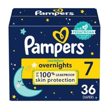Pampers swaddlers overnight for sale  Deal